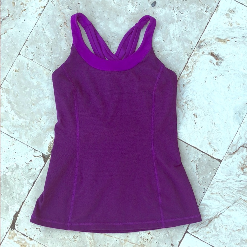 Lululemon fitted sport bra tank